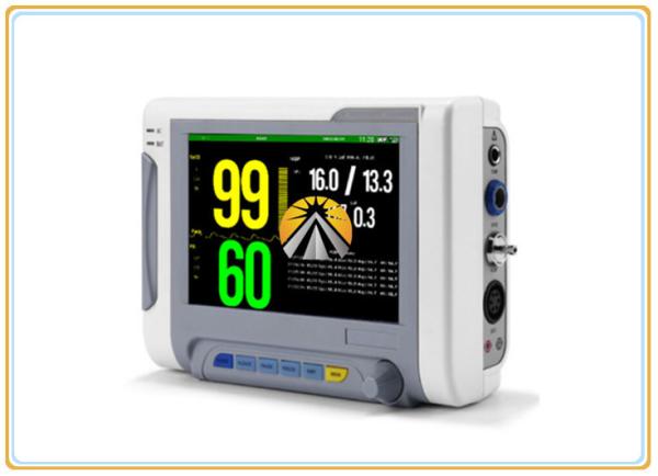 Adult / Pediatric Electronic Vital Signs Monitor , 7 Inch TFT Color Screen Nibp