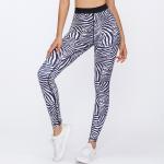 Elastic Band Womens Yoga Leggings Leopard Fitness Pants Custom made