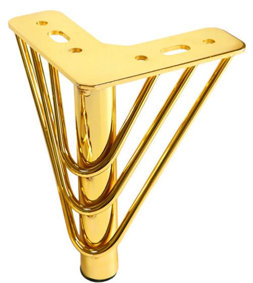 Metal Furniture Legs Modern Replacements Feet Heavy Duty Tapered Table Sofa Legs