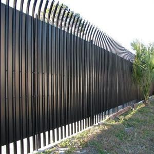 China Cheap Low Price Second Hand Galvanized Security Steel Residential Security Palisade Fence Price factory
