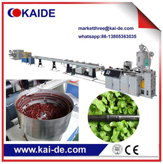 HDPE Drip Laterial pipe production machine Emitting pipe machine supplier from