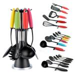 210pcs Kitchen Utensil Set with Heat-resistant Nylon Material Beautiful Cooking