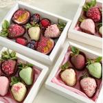 Gift Black Mixed Empty Chocolate Gift Boxes Packaging With Window OEM