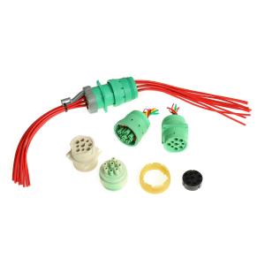 China Deutsch HD Series 9 Pin J1939 Cable Connector with IP68 Rating for Heavy Duty Automotive Applications on sale