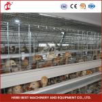 Silver Hot Galvanized Broiler Chicken Cage For Raising Chickens Adela