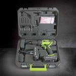 electric cordless impact hammer and drill set，The long service life of it keep