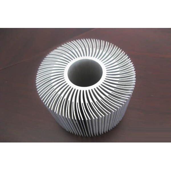 China Silver Anodized Aluminum Extrusions Shapes Use For Alumiunm Heat Sink factory