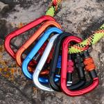 Heavy Industry Customized Color Aviation Aluminum 7075 Carabiner for Adventure