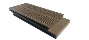 China Grooves 5.8meter 140mm 20 Mm WPC Solid Decking factory