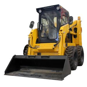 Log Loader For Energy Mining Mini Wheel Skid Steer Tractor Front Loader Machine