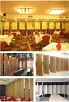 Movable Acoustic Wall Partition Hotel Restaurant Divider Electric Motorized
