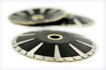 Diamond contour cutting blade for grainte sink hole cut outs T shape blade