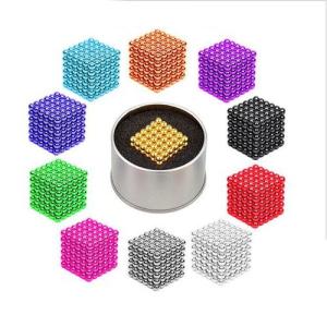 China Silver Colorful D5mm 216pcs Neodymium Sphere Magnet factory