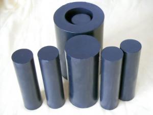 China 100mm Width Black Rods / PTFE Rod For Chemical , Self Lubricating factory