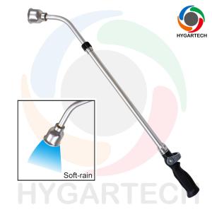 China Telescopic Metal Soft Rain Spray Lance With Thumb Control factory