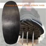 Black Kelvar Carbon Insole For Anti Puncture In Forestry Boots