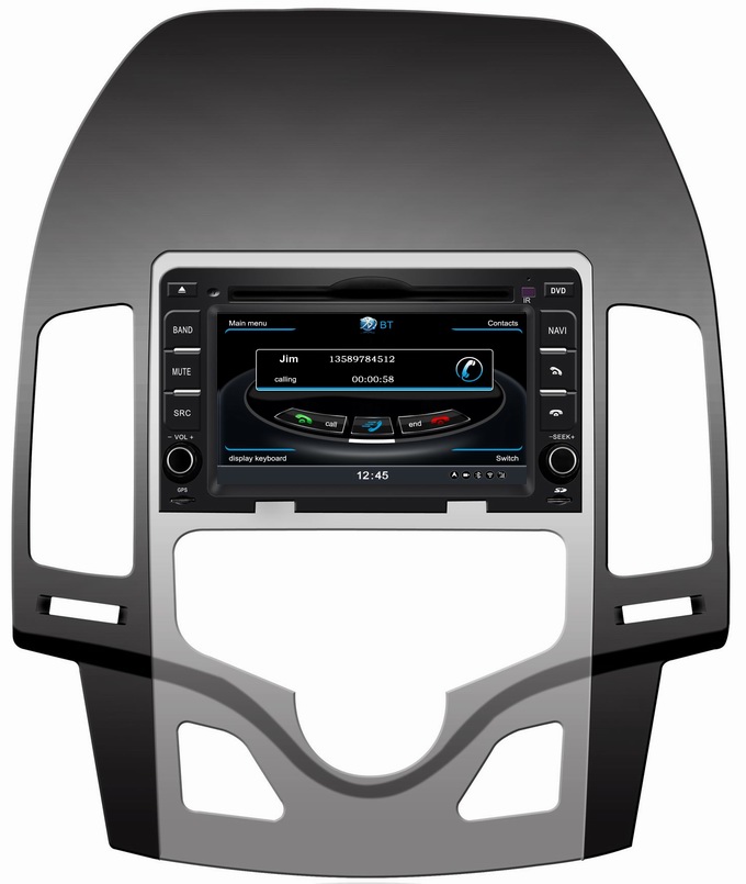 Ouchuangbo S100 Platform Car DVD Navi Multimedia Kit for Hyundai I30 Auto AC GPS Radio Bluetooth