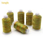T70 High Tenacity Multi Color Thread Rainbow Sewing Thread 210D Yarn Count 240