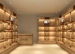 Various Shapes Shoe Store Display Shelves / Footwear Display Stands Any Color