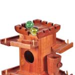 Funny Marble Ball Run Wooden Towers Construction Educational For Children