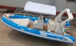 Floor Luxury Inflatable Rib Boat Handmade 550cm Four Layers Reinforced Seams