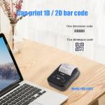 POS 58mm Thermal Printer Portable Mini Mobile Bluetooth Thermal Printer