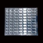 Custom 63 Cavity Macaron PET Tray Food Grade Crystal Clear