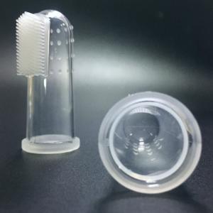 China Wholesale manufacturers extra soft best rubber silicone finger toothbrush gum massager for babies factory