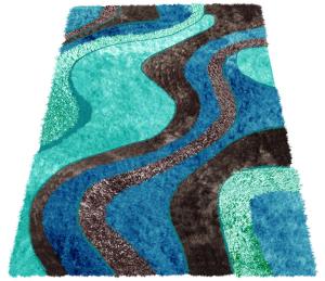China structured shaggy rug/multi-shaggy/soft shaggy rug factory