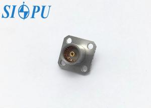 China BMA Female Flange Mount RF Coaxial Connector for 1# Semi Rigid / Semi Flexible Cable factory