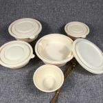 Customized Logo Printed Cornstarch Tableware Including Plates Bowls Tray