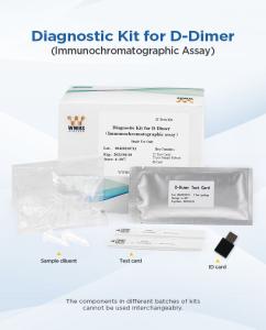 China PCR Rapid Cardiac Testing Kit FIA Real Time For D-Dimer ISO 13485 Approved factory