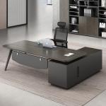 Modern Wooden Executive Desks Business Type L Shape Office Desk with Long Size