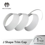 Sign Making 35/45m Length Plastic Trim Cap Aluminum Core White Color Simple