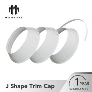 China Sign Making 35/45m Length Plastic Trim Cap Aluminum Core White Color Simple Handicraft factory