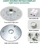 Dia125mm Round Pcb Board 4.9'' LED Retrofit Light Kit 22W Color 3CCT 3000K/4500K