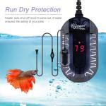 For 50W diving digital display small fish tank heating thermostat with external