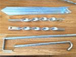 Outdoor Camping Steel Nail Tent Pegs Hot Dip Galvanized Steel Earth Spikes