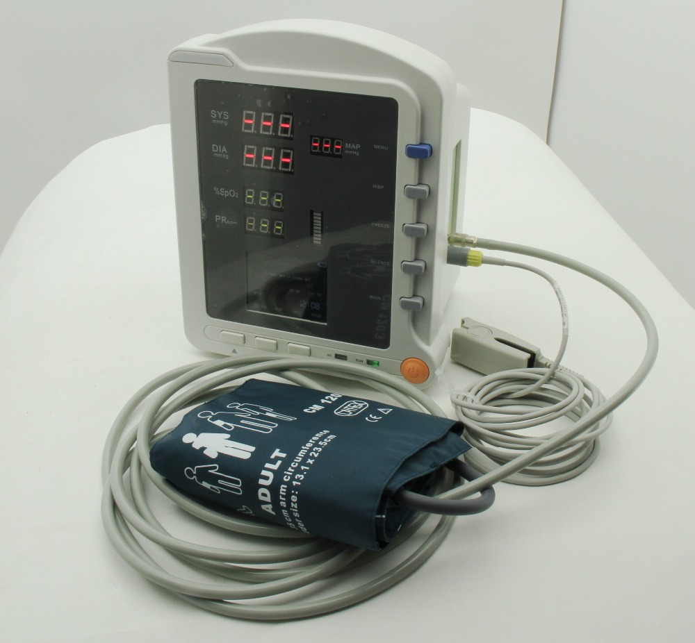 3 Parameter Etco2 Multi Parameter Patient Monitor Ambulance Patient Monitor
