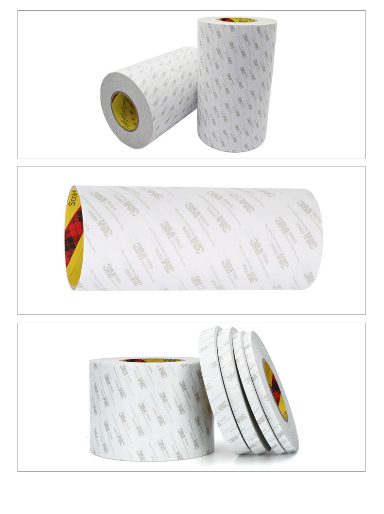 3m9080a Non Woven Fabric Translucent Cartons Bonded Panel Fixing Tape Processing Custom
