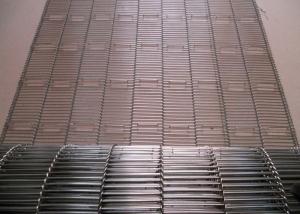 China Flexible Screw Steel Wire Conveyor Belt , Heat Resistant Chain Link Conveyor Belt factory