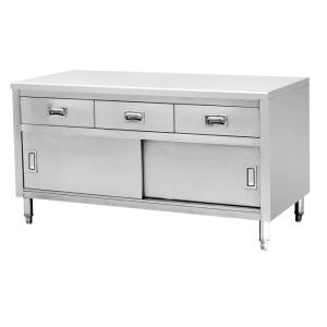 China Single Door Stainless Steel Kitchen Cabinets Without Sink factory