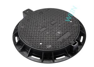 China EN124 Standard Round Cast Iron Manhole Cover For Municipal L Construction factory