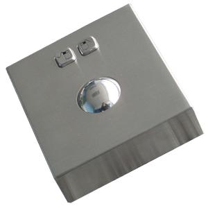 IP65 vandal proof stand alone metal industrial optical trackball pointing device