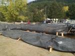 70/70 KN/M PP Woven Dewatering Geotube Breakwater for Flood Barrier