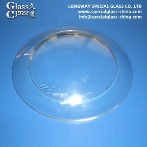 China Optical Borosilicate Glass Cob Led Lenses High Bay Light Lens Spherical Shape factory