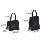 Strong linen handles 600D Oxford H22Cm Thermos Cool Bag