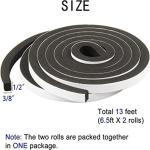 Heat Insulation Foam Door Seal Window Weather Stripping Anti Fire