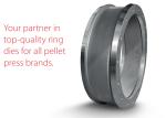 Buhler 520.178 DPBS Stainless Steel Pellet Machine Ring Die Clamp Type Dies
