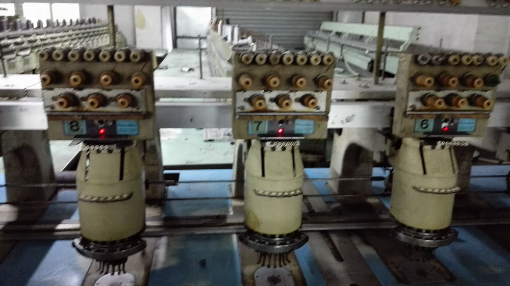 Computerized Barudan Embroidery Machine Second Hand 300 X 300 / 300mm BEMS-UG-17T
